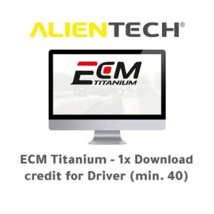 Alientech - 149757EC12 - ECM Titanium - 1x Sürücü için İndirme kredisi (min. 40) - TR28136