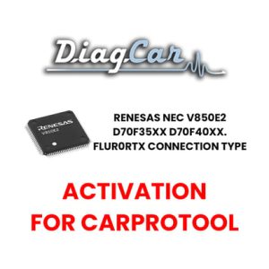 DiagCar Renesas NEC V850E2 D70F35xx D70F40xx. FLUR0RTX Bağlantı Türü - TR25377