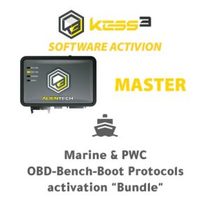 Alientech - KESS3MA013 - KESS3 Master - Denizcilik ve PWC OBD-Bench-Boot Protokolleri aktivasyonu "Paket" - TR28123