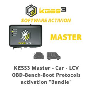 Alientech - KESS3MA010 - KESS3 Master - Araç - LCV OBD-Bench-Boot Protokolleri aktivasyonu "Paket" - TR28119