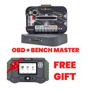 MAGIC FLEX ECU (araba, minibüs, bisiklet) OBD + Bench Master + Ücretsiz Vapon VP996 Anahtar Programlama Aracı Cihazı - TRON259+GIFT