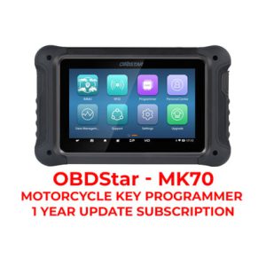OBDSTAR - MK70 Motosiklet Anahtar Programcısı 1 Yıllık Güncelleme Aboneliği - TR22535