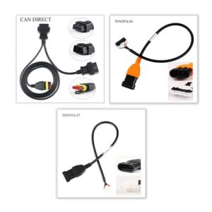 OBDSTAR CAN Direct Kit, Toyota-24/ Toyota-27 kablosu ile X300 Classic G3/ X300 DP PLUS/ X300 PRO4 ile çalışır - TR27887