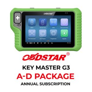 Obdstar - Anahtar Usta G3 A-D Paketi Yıllık Abonelik - TR28748