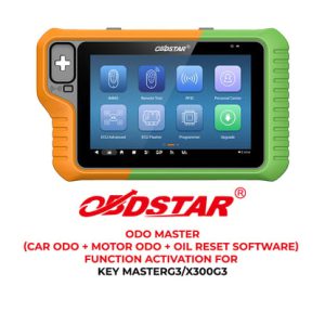 Obdstar - Odo Master (Araba Odo + Motor Odo + Yağ Sıfırlama Yazılımı) Key Master G3 / X300G3 için Fonksiyon Aktivasyonu - TR24028