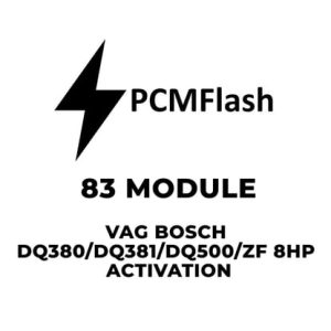 PCMflash - 83 Modül VAG Bosch DQ380 / DQ381 / DQ500/ZF 8HP Aktivasyonu - TR23857