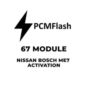 PCMflash - 67 Modül Nissan Bosch ME7 Aktivasyonu - TR23841