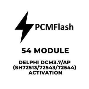 PCMflash - 54 Modül Delphi DCM3.7 / AP ( SH72513 / 72543 / 72544 ) Aktivasyonu - TR23828