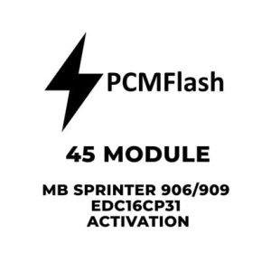 PCMflash - 45 Modül MB Sprinter 906 / 909 EDC16CP31 Aktivasyonu - TR23820