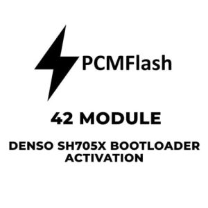 PCMflash - 42 Modül Denso SH705X Önyükleyici Aktivasyonu - TR23817