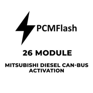 PCMflash - 26 Modül Mitsubishi Dizel CAN-bus Aktivasyonu - TR23801