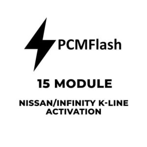 PCMflash - 15 Modül Nissan / Infinity K-Line Aktivasyonu - TR23790