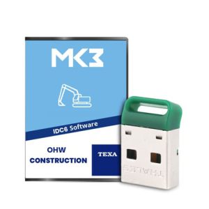 TEXA IDC6 PLUS OHW CONSTRUCTION Yazılım lisansı (HASP ANAHTARI DAHİL) PC için (P230B000000000) - TR26643