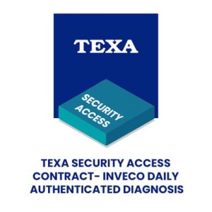 TEXA GÜVENLİK ERİŞİM SÖZLEŞMESİ - INVECO GÜNLÜK DOĞRULANMIŞ TANI - AGSASGWD - TR26225