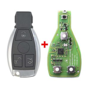 Xhorse Mercedes BGA Krom Kumanda 433-315MHz 3 Düğme XNBZ01 - TR18817