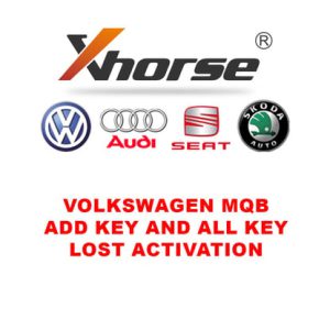 Xhorse Volkswagen MQB Anahtar Ekleme ve Tüm Anahtarların Kaybolması Aktivasyonu - TR26377