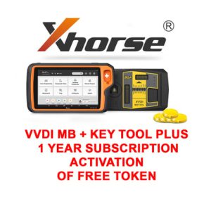 Xhorse VVDI MB + Anahtar Aracı Artı 1 Yıllık Abonelik Ücretsiz Token'ın Etkinleştirilmesi - TR26384