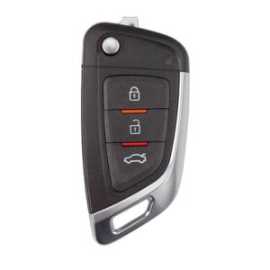Xhorse VVDI Anahtar Aracı Tel Katlanabilir Uzaktan Anahtar 3 Düğmeli Yeni BMW Tarzı XKKF05EN Çip Tutucu ile - TR26409