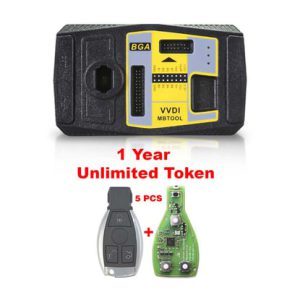 Xhorse VVDI MB Cihazı + 5 ADET Krom Uzaktan Anahtar Paketi - TRON286