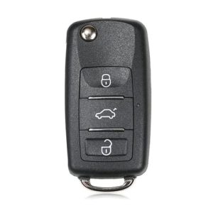 Xhorse VVDI Anahtar Aracı VVDI2 Flip Kablolu Uzaktan Anahtar 3 Buton VW Tipi XKB512EN - TR28162