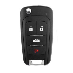 Xhorse VVDI Anahtar Aracı VVDI2 Flip Kablosuz Uzaktan Anahtar 4 Düğmeli GM Tipi XNBU21EN - TR28148