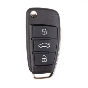 Xhorse VVDI Anahtar Aracı VVDI2 Kablolu Çevirmeli Uzaktan Anahtar 3 Düğmeli Audi Tipi XKA620EN - TR26762