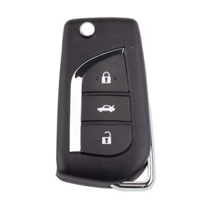 Xhorse VVDI Anahtar Aracı VVDI2 Kablolu Çevirmeli Uzaktan Anahtar 3 Düğmeli Toyota Tipi XKTO20EN - TR26398