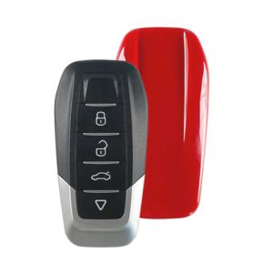Xhorse Evrensel Uzaktan Anahtar VVDI Anahtar Aracı için 4 Düğme Kırmızı Arka Kapak XKFEF2EN - TR11803