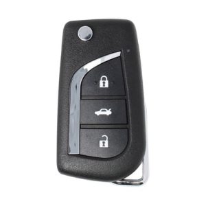 Xhorse VVDI Anahtar Aracı VVDI2 Kablosuz Çevirme Uzaktan Anahtar 3 Düğme Toyota Tarzı XNTO00EN - TR18904