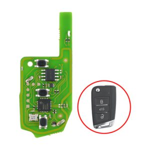 Xhorse XT27B Çipli 3 Düğmeli Özel PCB Kartı, Sadece Volkswagen Modelleri İçin XZVGM1EN - TR24108