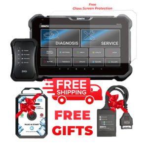 Ücretsiz (ZMA-101 Çoklu Adaptör + Hyundai Kia Direksiyon Kilidi Emülatörü) ile Zenith Z7 Lite Cihaz Tanılama Aracı - TRON445