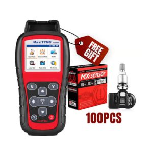 Autel MX-Sensor E TPMS Metal 100 Adet + Ücretsiz Maxi TPMS TS508WF Gelişmiş TPMS Servis Aracı - TRON293